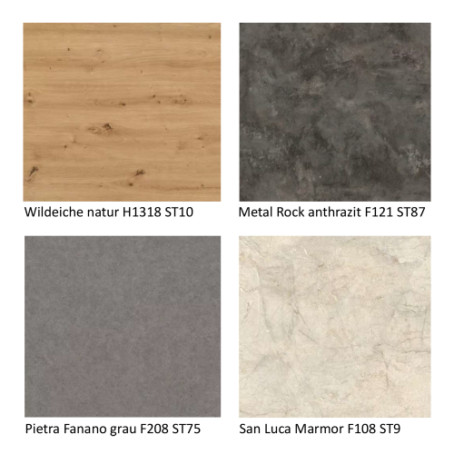 Arbeitsplatte 60 cm tief