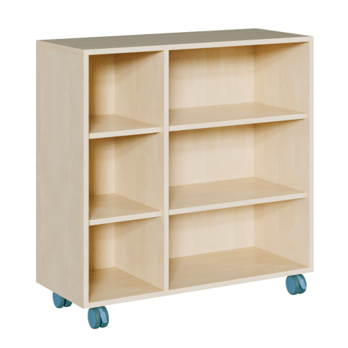 fahrbares Regal in Korpusbauweise