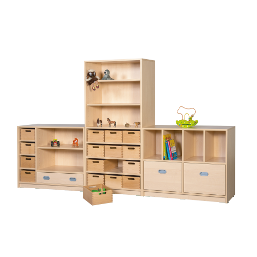 Korpusregalsystem "Theo" - bestehend aus 3 Regal Elementen