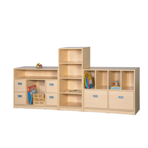 Komplettregalsystem "Elias" - bestehend aus 3 Regal Elementen