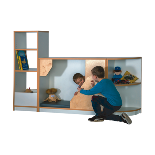 Fertigregalsystem in Korpusbauweise "Heidi"