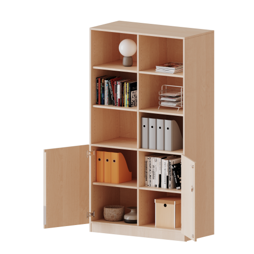 ErgoTray Kombi-Schrank, dreireihig, 5 Ordnerhöhen - evo180 Serie