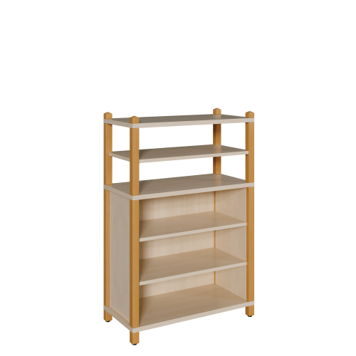 Stollen-Regal mit 5 Fächern