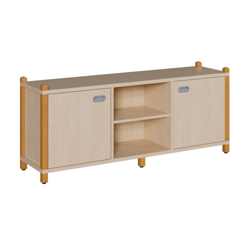 Stollen-Raumteilerschrank, dreireihig