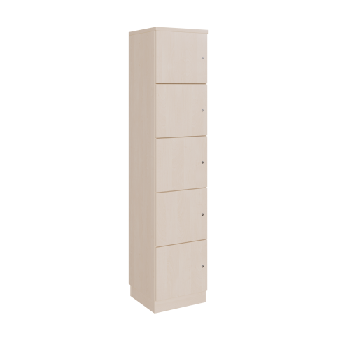 Schließfachschrank mit 5 Fächern