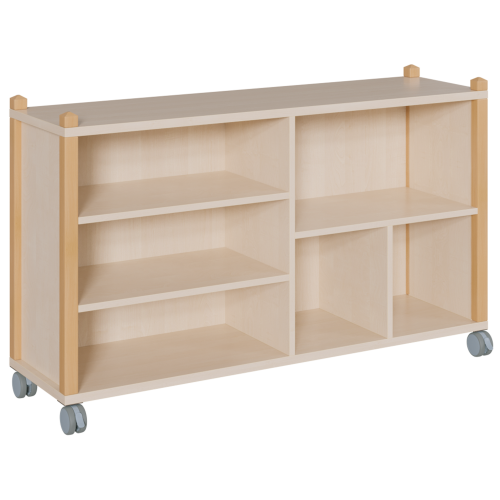 fahrbares Regal in Stollenbauweise