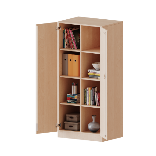 ErgoTray Schrank, zweireihig, 4 Ordnerhöhen - evo180 Serie