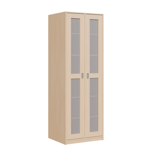 Bettzeugschrank mit 2 Türen und 12 Fächern