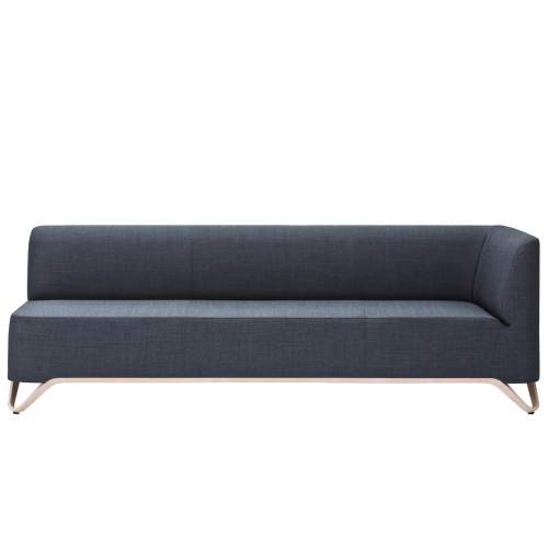 BOXIT 3er-Sofa, mit Armlehne, Gestell: Holz