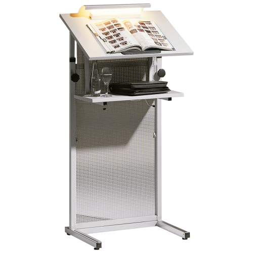 Rednerpult mit Lochblech Frontblende der Serie RP 7