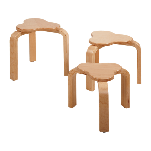 Hocker Kleeblatt mit 3 Standbeinen