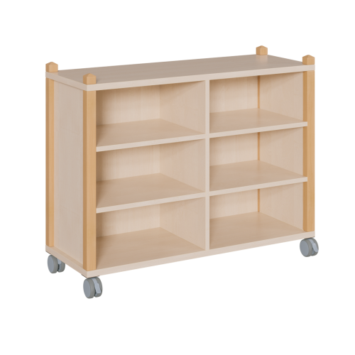 fahrbares Regal in Stollenbauweise