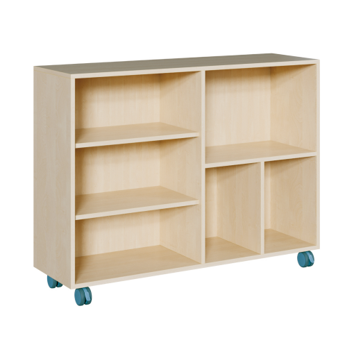 fahrbares Regal in Korpusbauweise