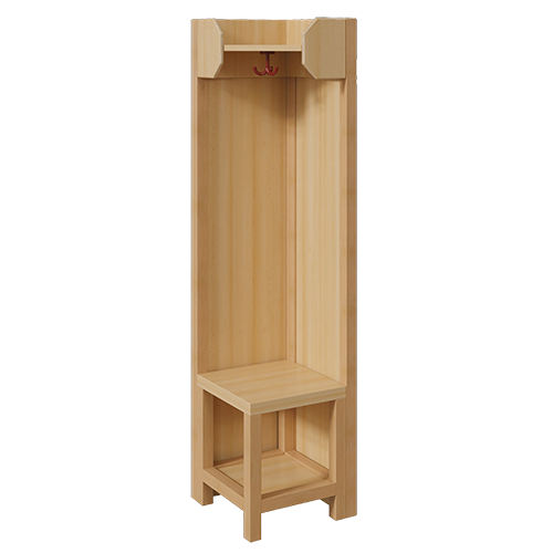 Garderoben-Innenecke, Ergänzung für Komplettgarderoben mit offener Ablage