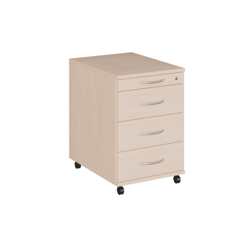 Rollcontainer mit 3 Schüben + 1 Utensilien Schub