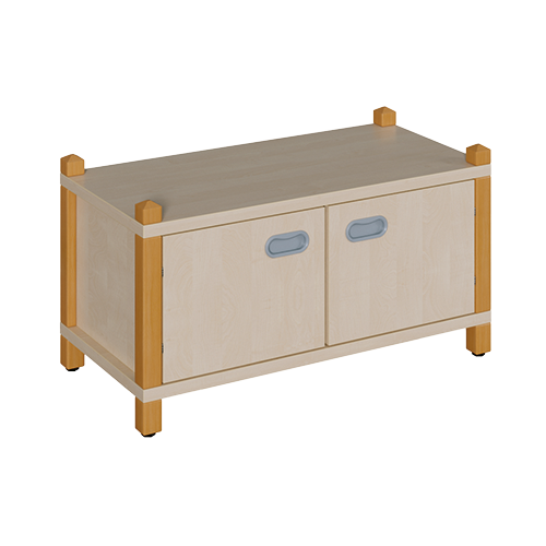 Stollen-Schrank mit 2 Türen