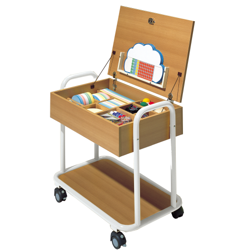 Moderatorenwagen leer