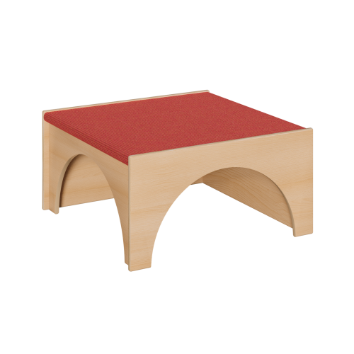 Spielpodest - Quadrat als Tunnel über Eck